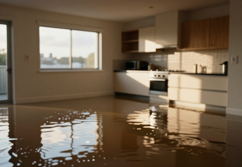 Mould-affected basement in Randwick before treatment